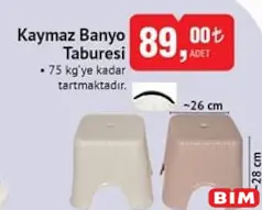 KAYMAZ BANYO TABURESİ